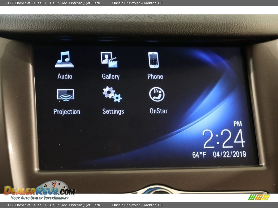 2017 Chevrolet Cruze LT Cajun Red Tintcoat / Jet Black Photo #10