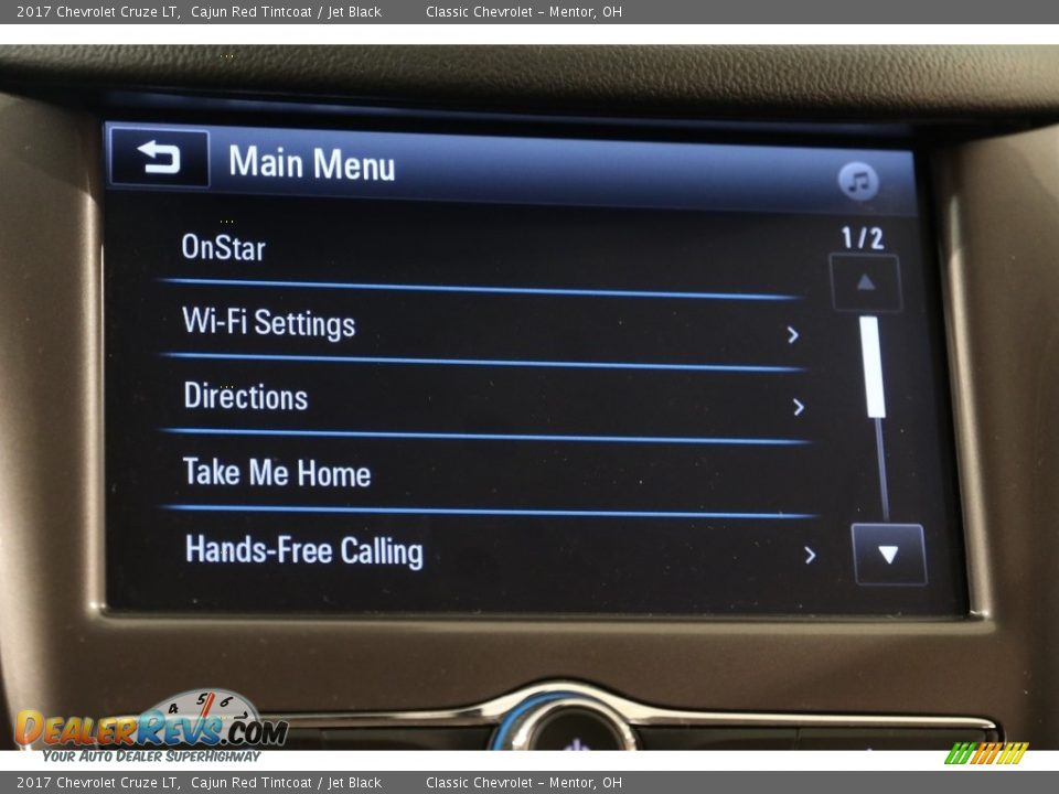 2017 Chevrolet Cruze LT Cajun Red Tintcoat / Jet Black Photo #11