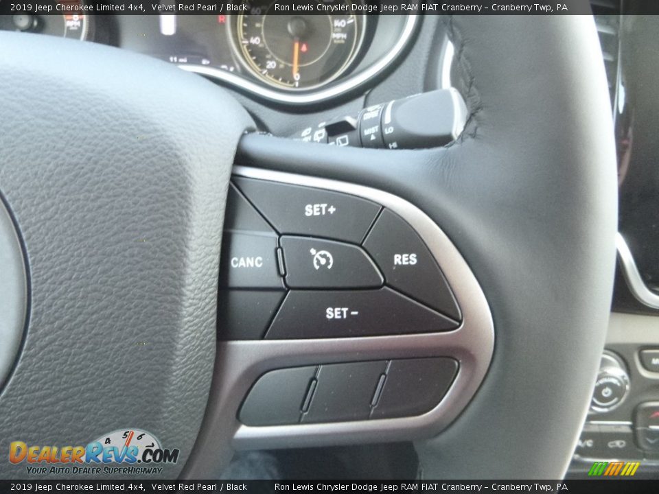 2019 Jeep Cherokee Limited 4x4 Velvet Red Pearl / Black Photo #18