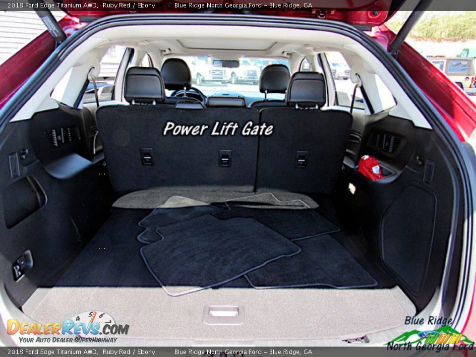 2018 Ford Edge Titanium AWD Ruby Red / Ebony Photo #13