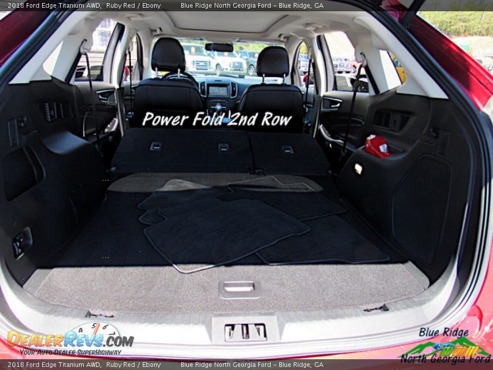 2018 Ford Edge Titanium AWD Ruby Red / Ebony Photo #14