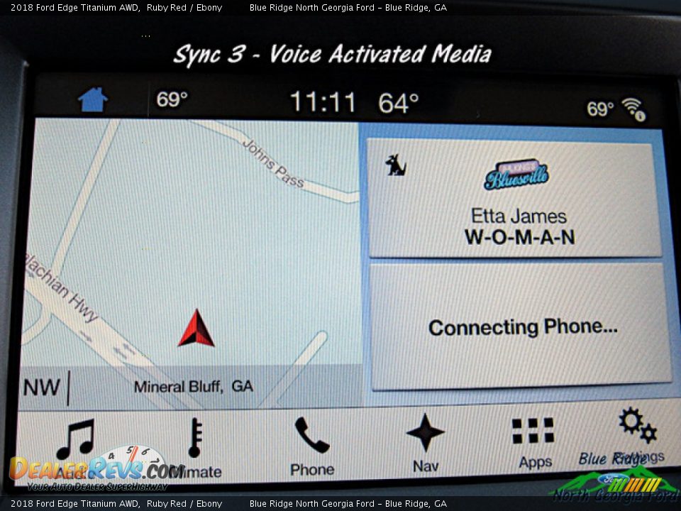 2018 Ford Edge Titanium AWD Ruby Red / Ebony Photo #19