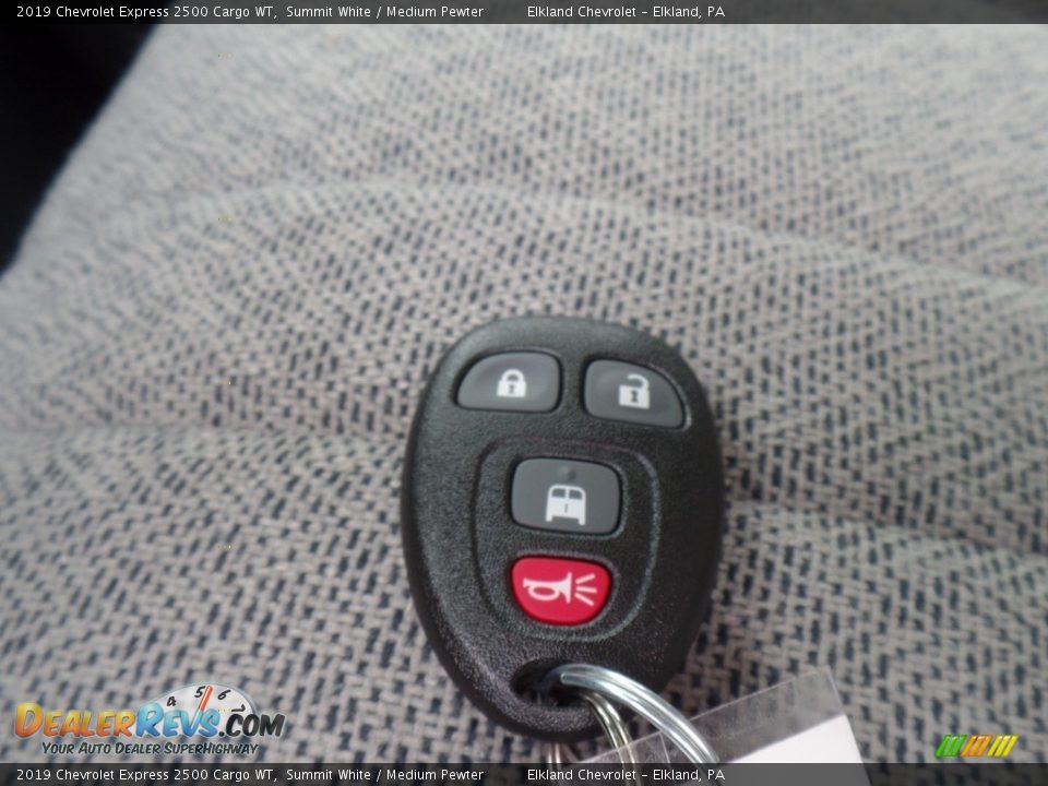 2019 Chevrolet Express 2500 Cargo WT Summit White / Medium Pewter Photo #14