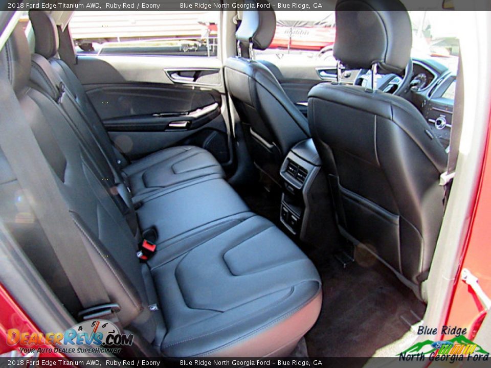 2018 Ford Edge Titanium AWD Ruby Red / Ebony Photo #30