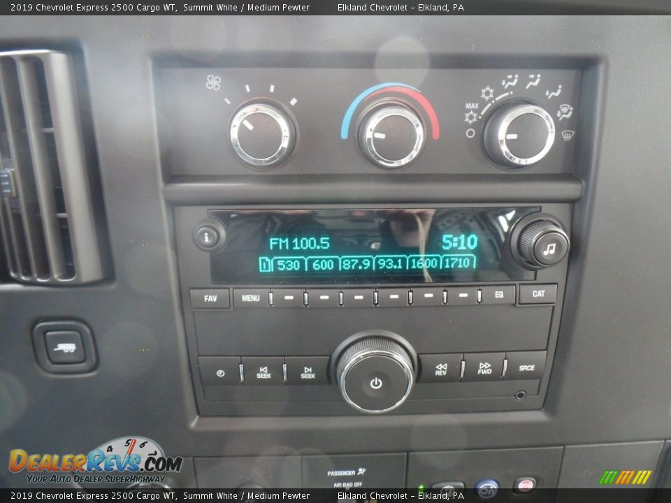 2019 Chevrolet Express 2500 Cargo WT Summit White / Medium Pewter Photo #23