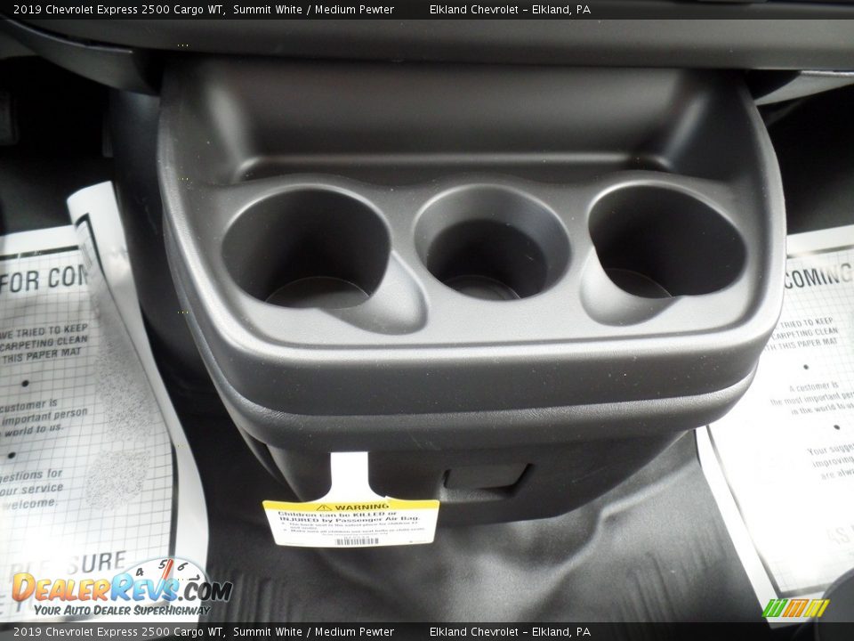 2019 Chevrolet Express 2500 Cargo WT Summit White / Medium Pewter Photo #27