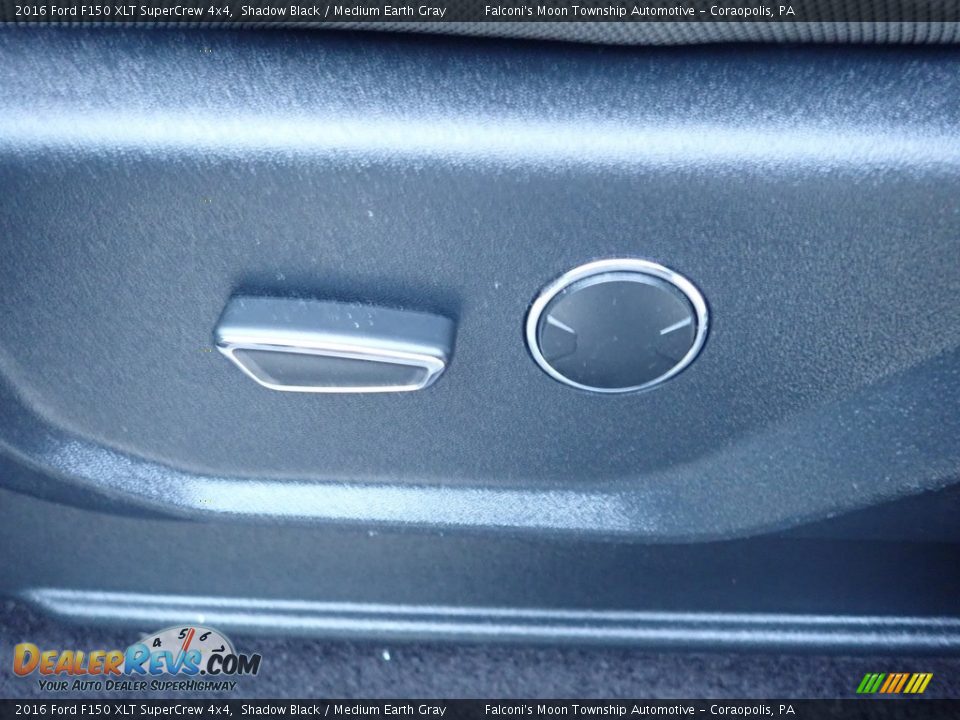 2016 Ford F150 XLT SuperCrew 4x4 Shadow Black / Medium Earth Gray Photo #19