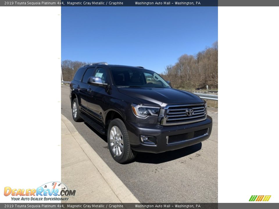 2019 Toyota Sequoia Platinum 4x4 Magnetic Gray Metallic / Graphite Photo #3