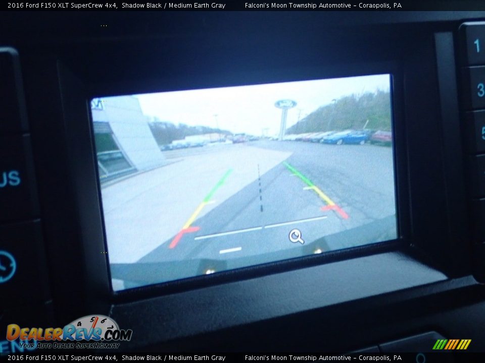 2016 Ford F150 XLT SuperCrew 4x4 Shadow Black / Medium Earth Gray Photo #25