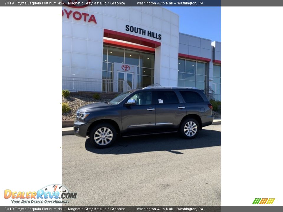 2019 Toyota Sequoia Platinum 4x4 Magnetic Gray Metallic / Graphite Photo #7