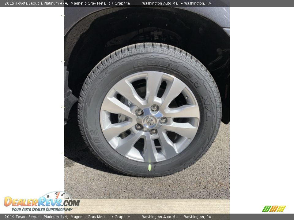 2019 Toyota Sequoia Platinum 4x4 Magnetic Gray Metallic / Graphite Photo #34