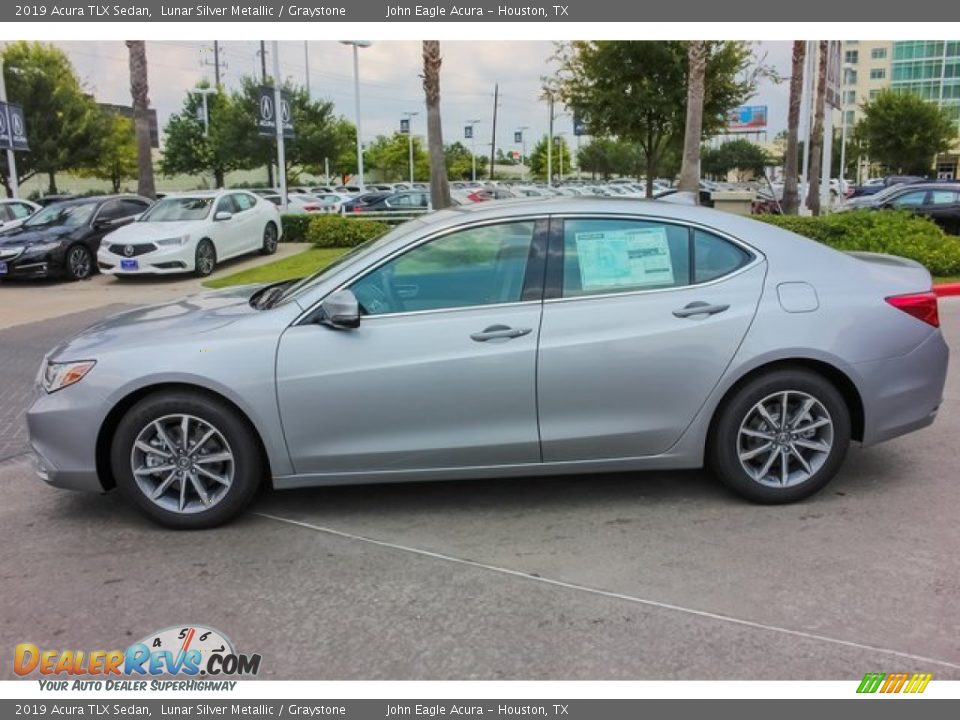 2019 Acura TLX Sedan Lunar Silver Metallic / Graystone Photo #4