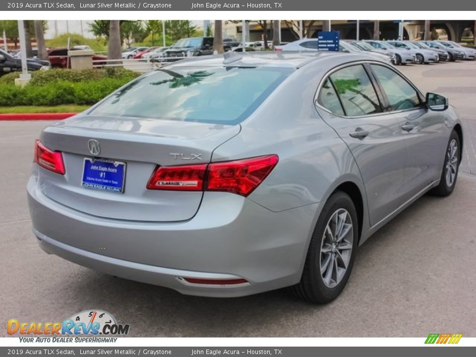 2019 Acura TLX Sedan Lunar Silver Metallic / Graystone Photo #7