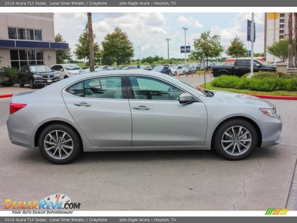 2019 Acura TLX Sedan Lunar Silver Metallic / Graystone Photo #8