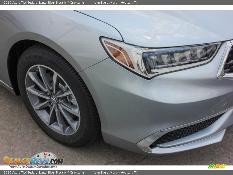 2019 Acura TLX Sedan Lunar Silver Metallic / Graystone Photo #10