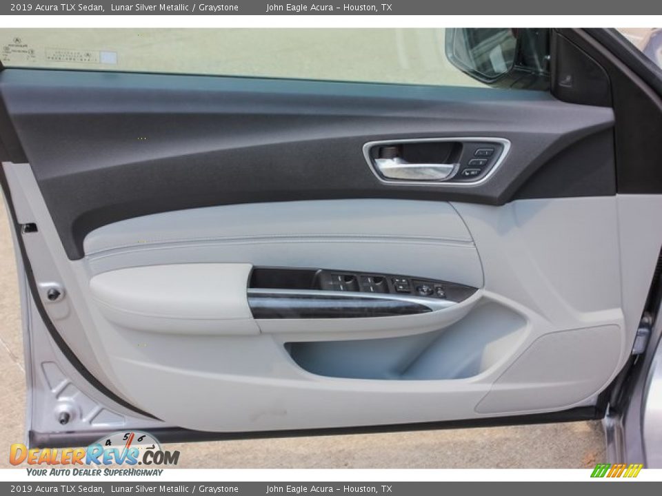 2019 Acura TLX Sedan Lunar Silver Metallic / Graystone Photo #12