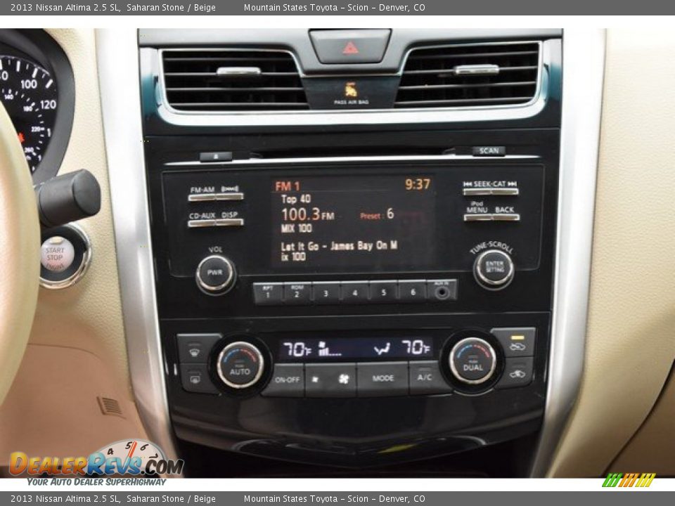 2013 Nissan Altima 2.5 SL Saharan Stone / Beige Photo #14