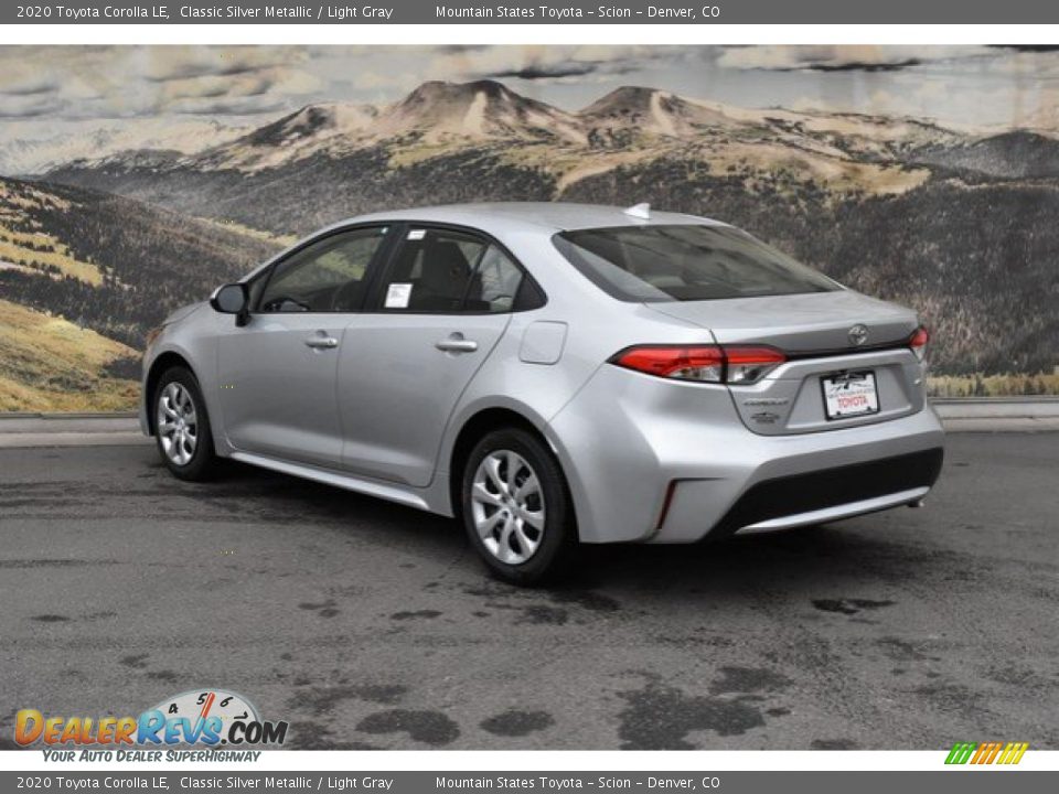 2020 Toyota Corolla LE Classic Silver Metallic / Light Gray Photo #3