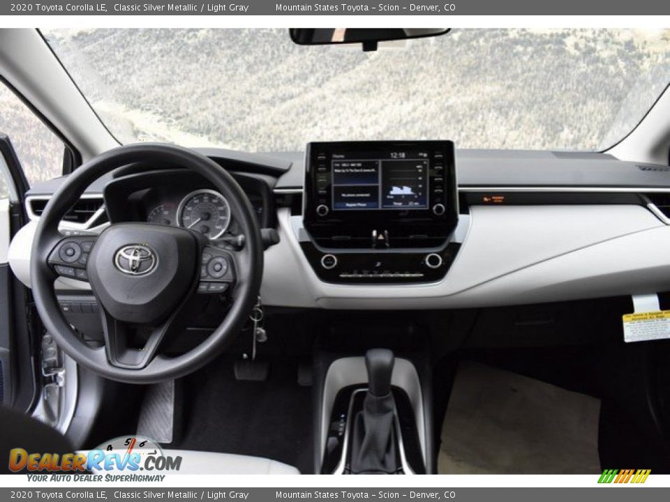 2020 Toyota Corolla LE Classic Silver Metallic / Light Gray Photo #7