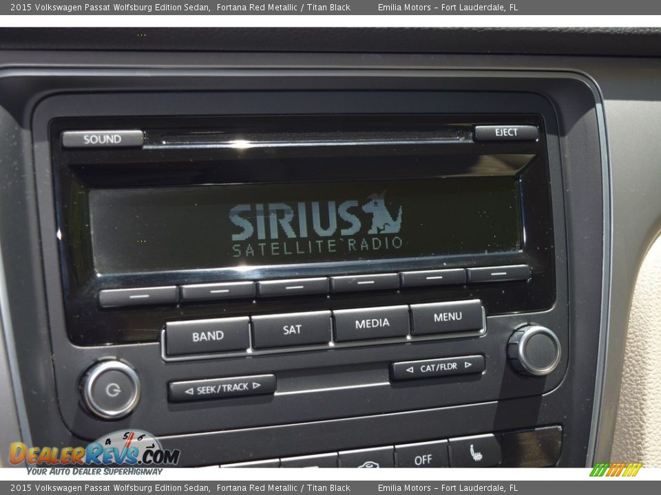 2015 Volkswagen Passat Wolfsburg Edition Sedan Fortana Red Metallic / Titan Black Photo #53