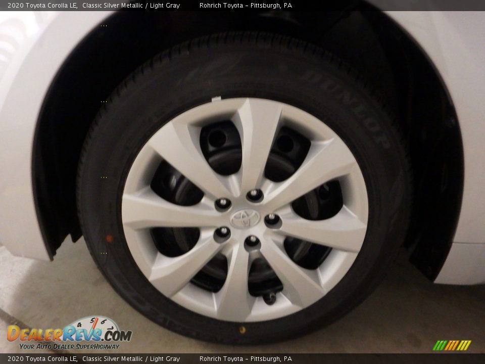 2020 Toyota Corolla LE Classic Silver Metallic / Light Gray Photo #5