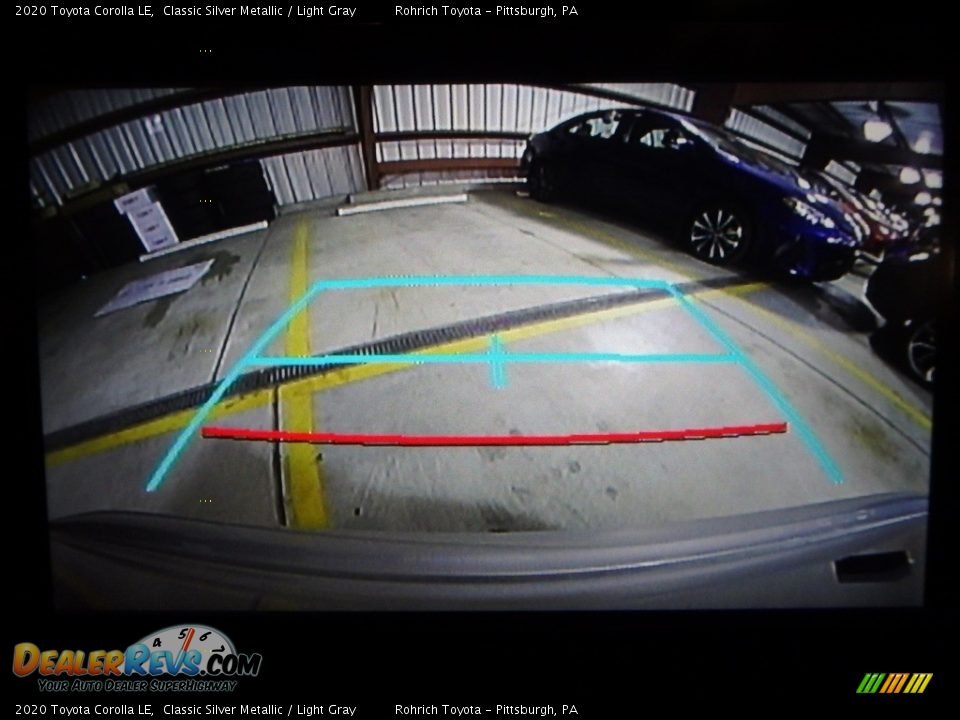 2020 Toyota Corolla LE Classic Silver Metallic / Light Gray Photo #11
