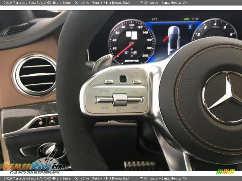 2019 Mercedes-Benz S AMG 63 4Matic Sedan Steering Wheel Photo #18