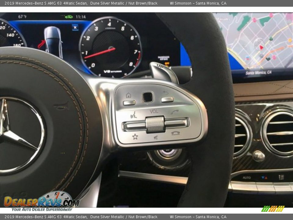 2019 Mercedes-Benz S AMG 63 4Matic Sedan Steering Wheel Photo #19