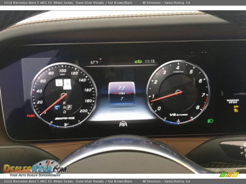 2019 Mercedes-Benz S AMG 63 4Matic Sedan Gauges Photo #20