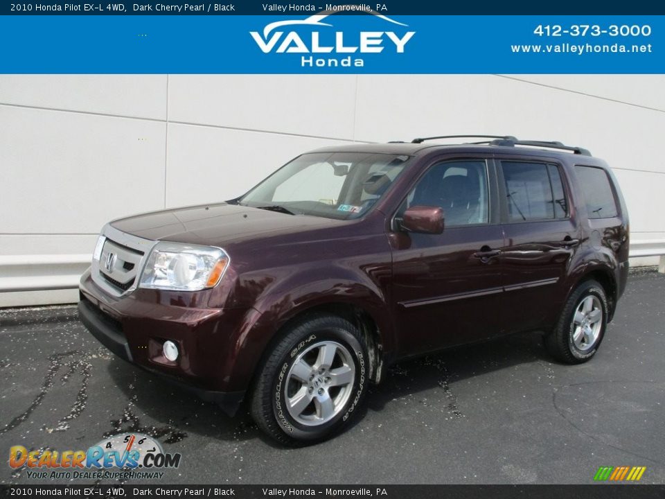 2010 Honda Pilot EX-L 4WD Dark Cherry Pearl / Black Photo #1