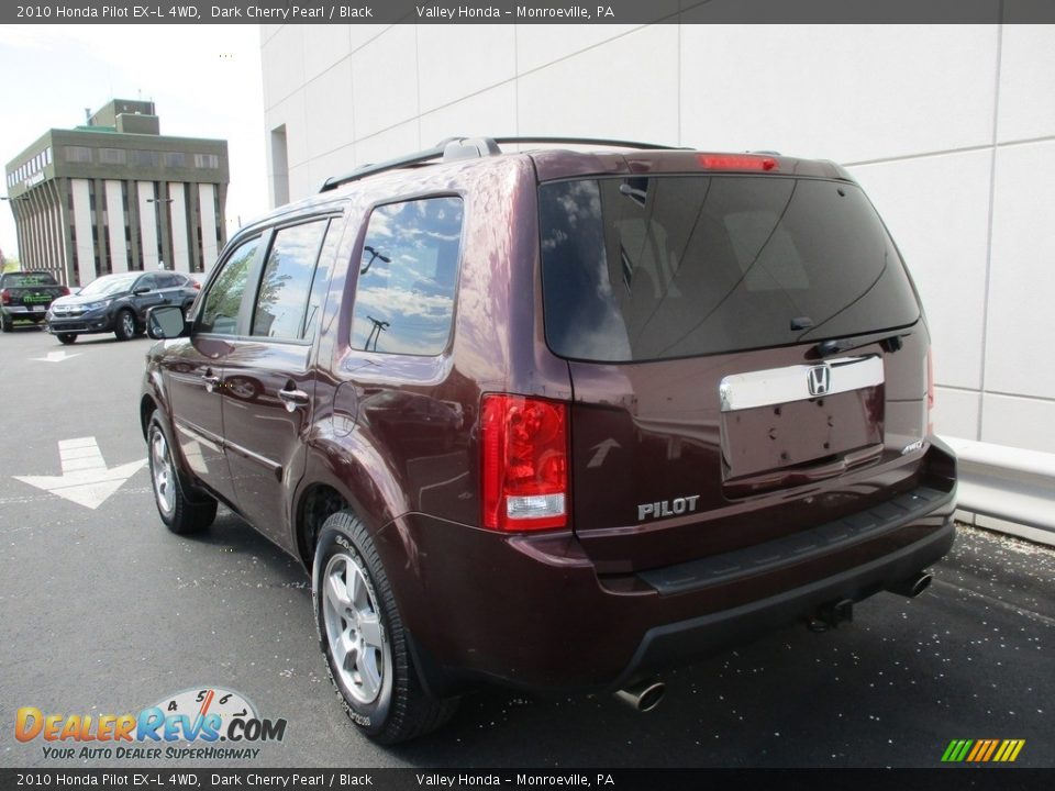 2010 Honda Pilot EX-L 4WD Dark Cherry Pearl / Black Photo #3