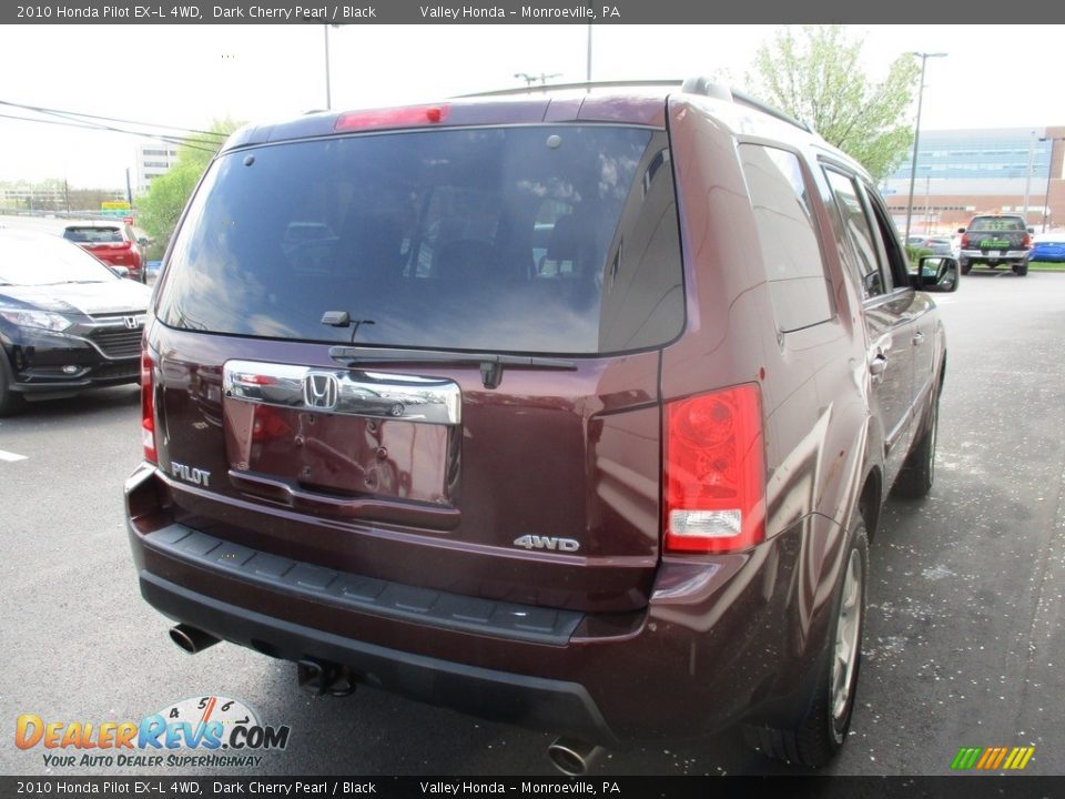 2010 Honda Pilot EX-L 4WD Dark Cherry Pearl / Black Photo #5