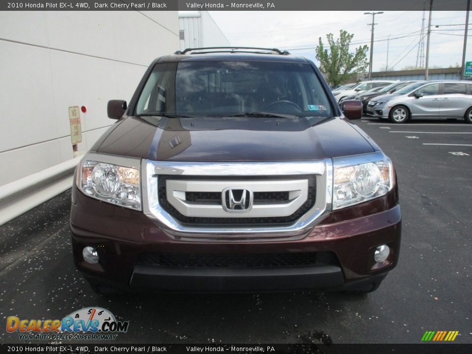 2010 Honda Pilot EX-L 4WD Dark Cherry Pearl / Black Photo #8