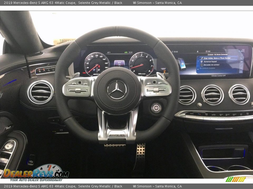 2019 Mercedes-Benz S AMG 63 4Matic Coupe Steering Wheel Photo #4