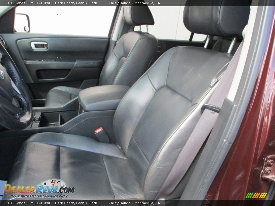 2010 Honda Pilot EX-L 4WD Dark Cherry Pearl / Black Photo #10