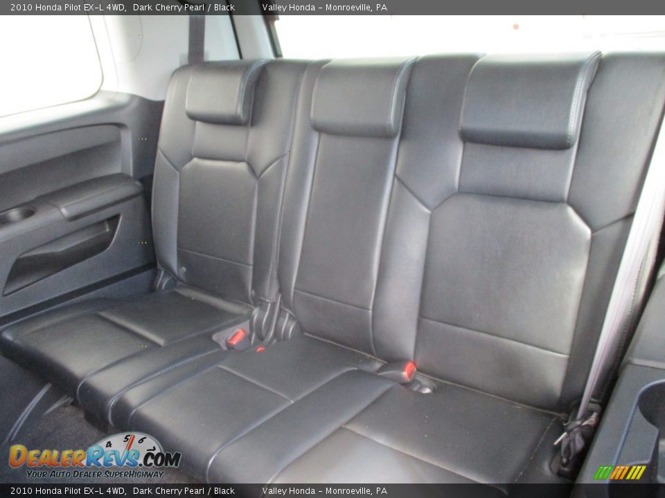 2010 Honda Pilot EX-L 4WD Dark Cherry Pearl / Black Photo #12