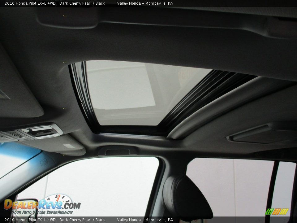 2010 Honda Pilot EX-L 4WD Dark Cherry Pearl / Black Photo #14