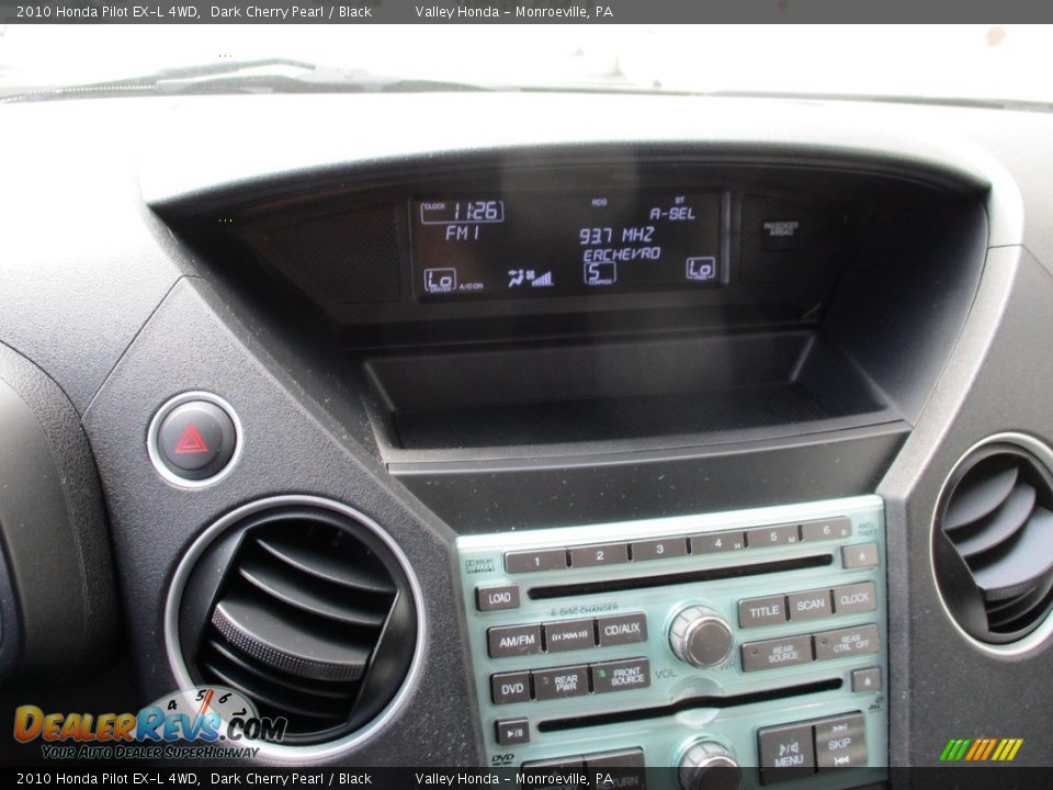 2010 Honda Pilot EX-L 4WD Dark Cherry Pearl / Black Photo #17