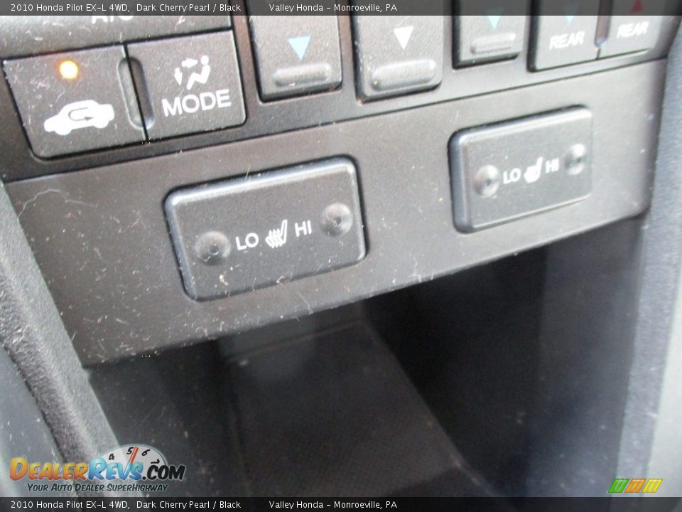 2010 Honda Pilot EX-L 4WD Dark Cherry Pearl / Black Photo #18