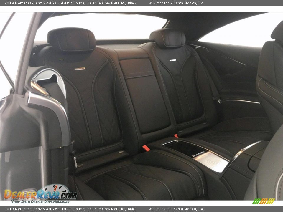 Rear Seat of 2019 Mercedes-Benz S AMG 63 4Matic Coupe Photo #13