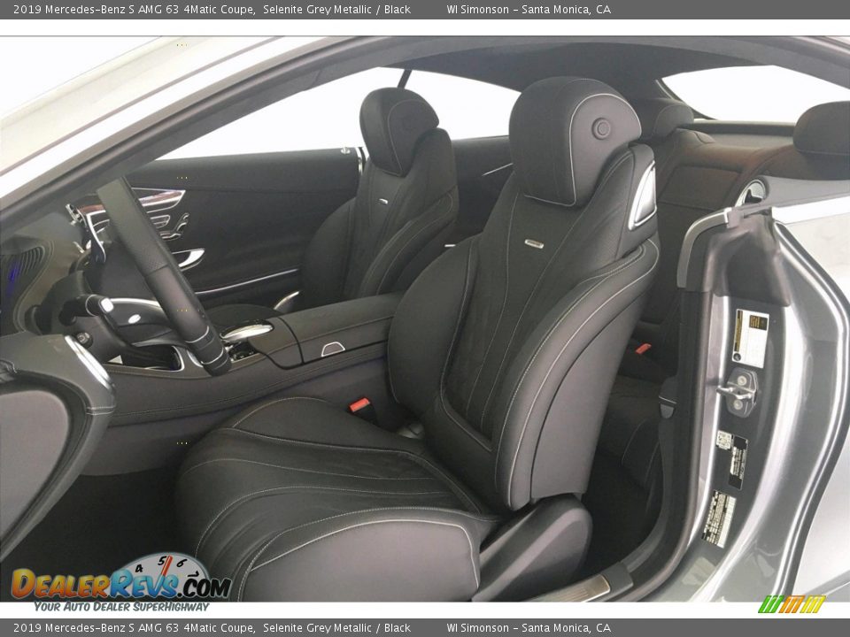 Front Seat of 2019 Mercedes-Benz S AMG 63 4Matic Coupe Photo #14