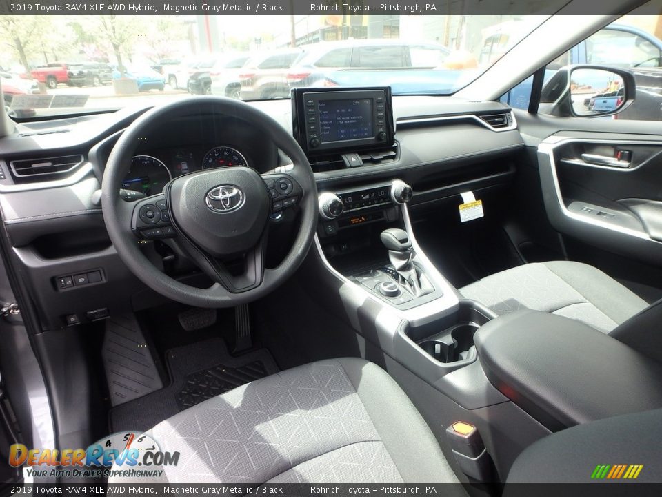 Front Seat of 2019 Toyota RAV4 XLE AWD Hybrid Photo #8