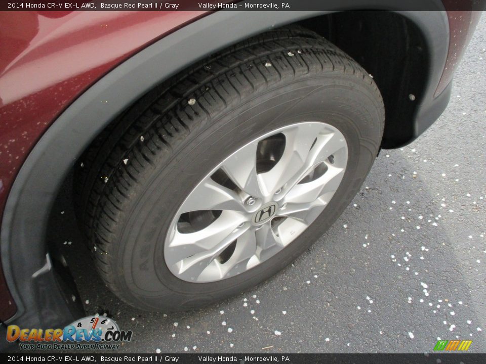 2014 Honda CR-V EX-L AWD Basque Red Pearl II / Gray Photo #6