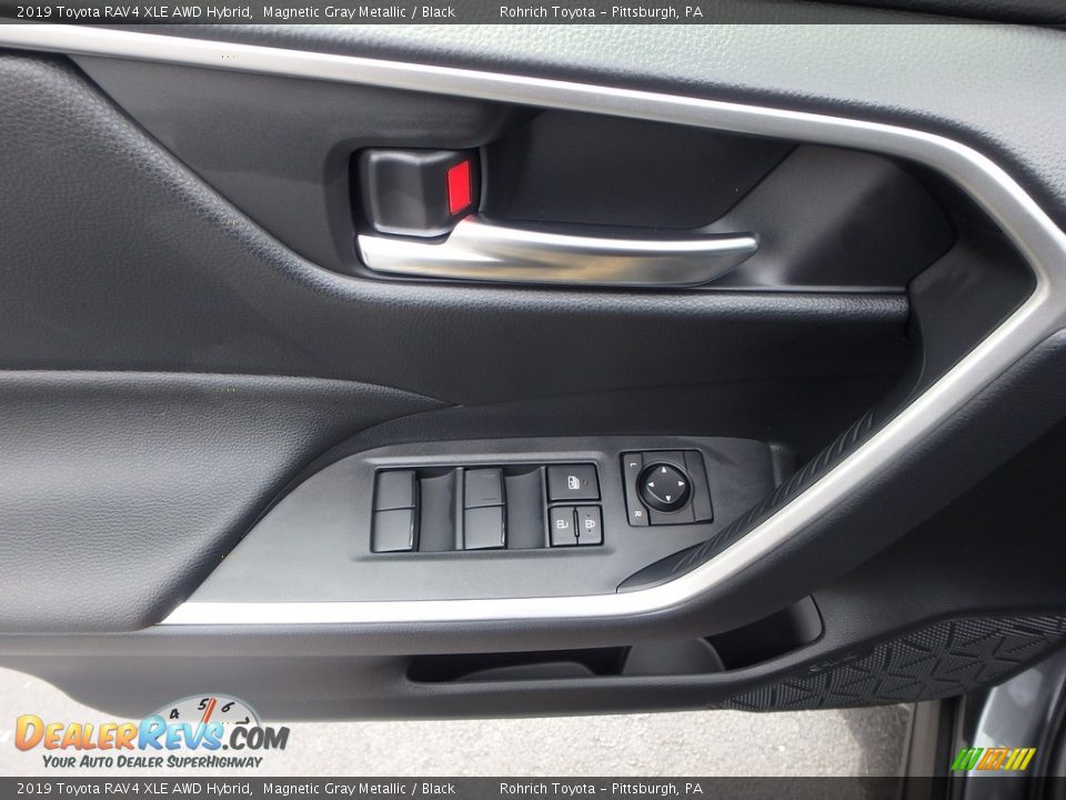 Door Panel of 2019 Toyota RAV4 XLE AWD Hybrid Photo #9