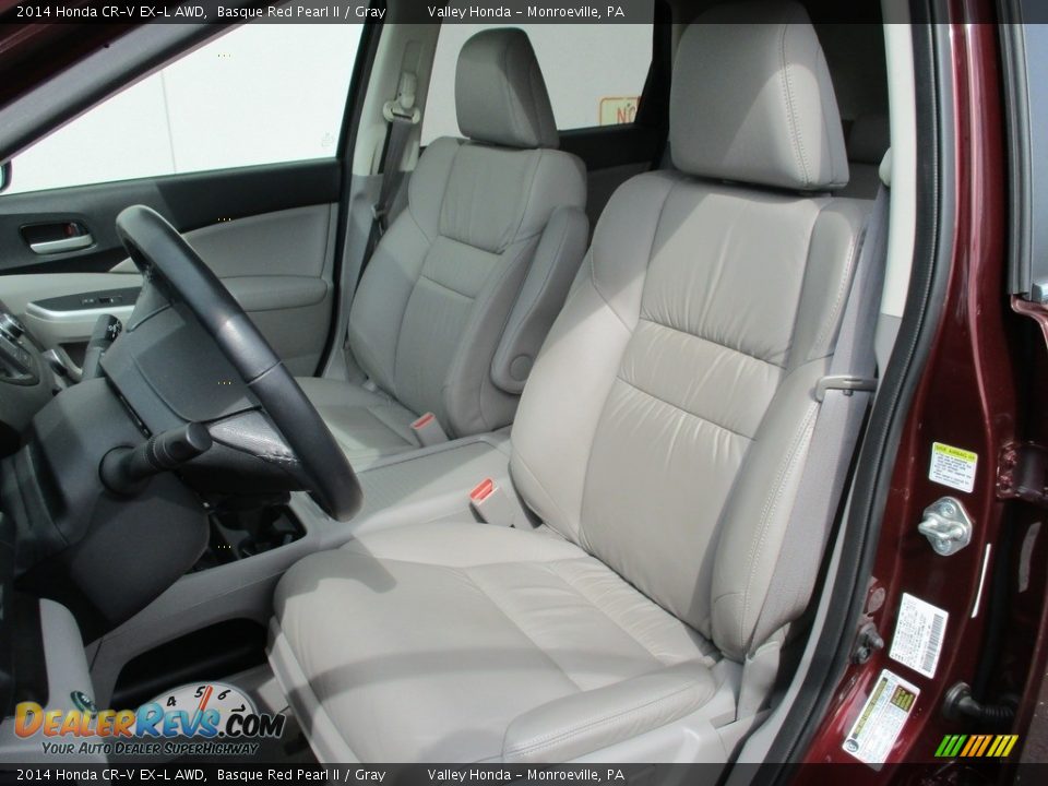2014 Honda CR-V EX-L AWD Basque Red Pearl II / Gray Photo #12