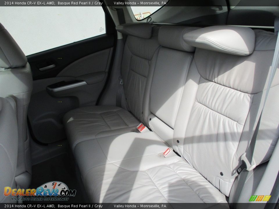 2014 Honda CR-V EX-L AWD Basque Red Pearl II / Gray Photo #13