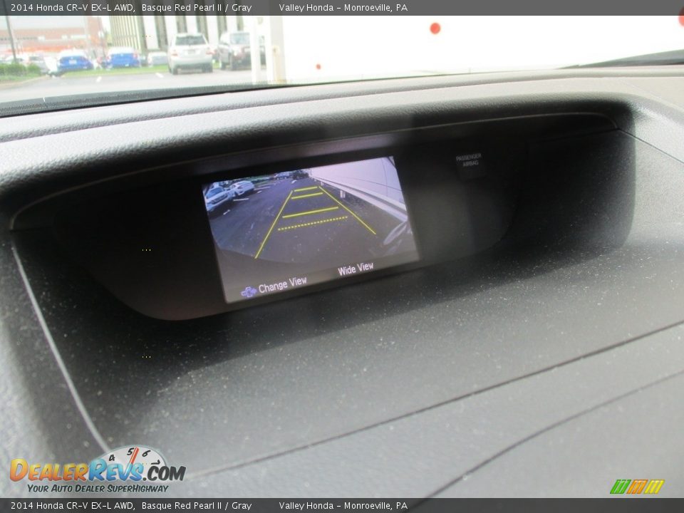 2014 Honda CR-V EX-L AWD Basque Red Pearl II / Gray Photo #17