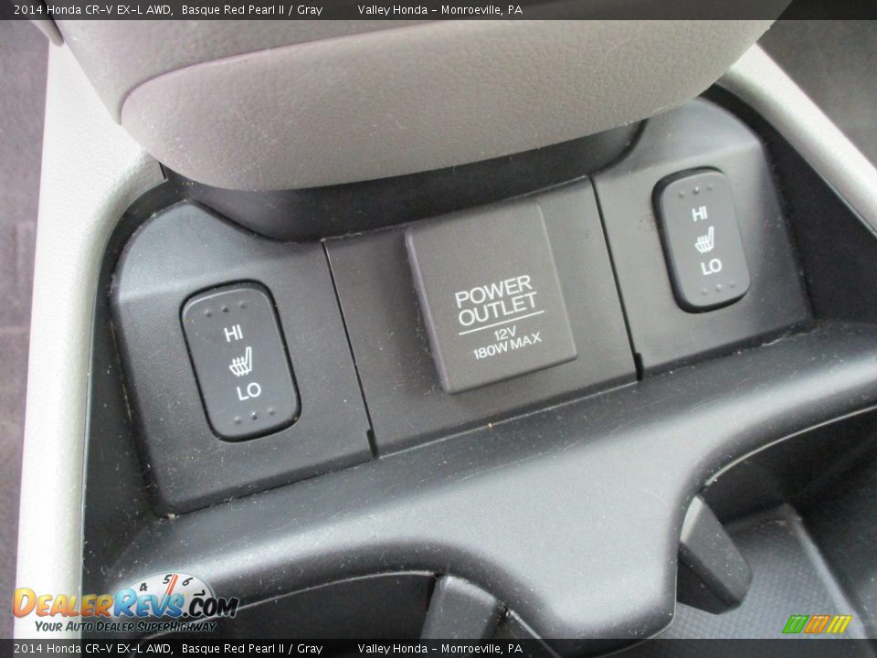 2014 Honda CR-V EX-L AWD Basque Red Pearl II / Gray Photo #18