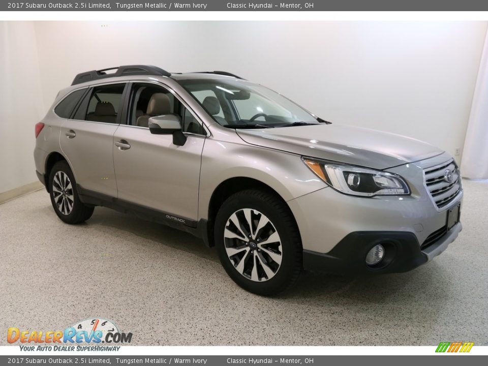 2017 Subaru Outback 2.5i Limited Tungsten Metallic / Warm Ivory Photo #1