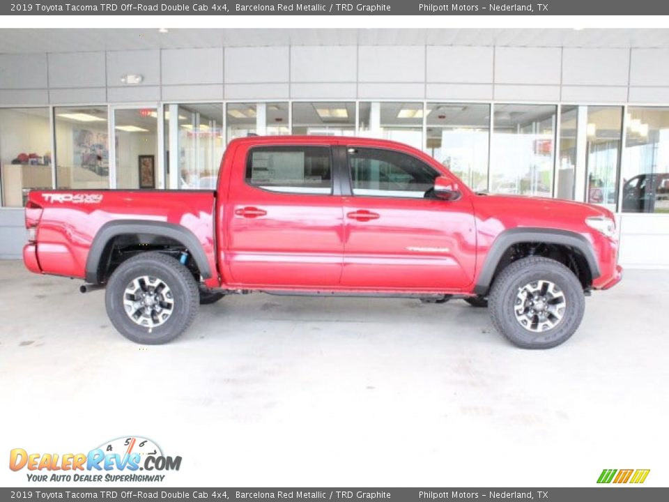 2019 Toyota Tacoma TRD Off-Road Double Cab 4x4 Barcelona Red Metallic / TRD Graphite Photo #5